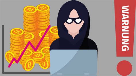 Vorsicht: Betrügerisches Online.